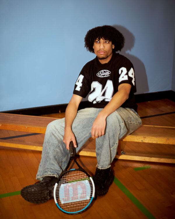 Sleek jersey Top Black - Image 4