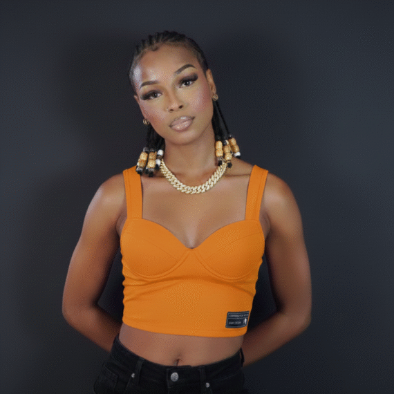 Sleek Apparels Zest Bralette Crop Top.