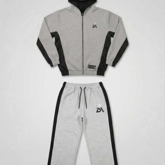 Sleek Archive Hoodie and Joggers Set– Gray